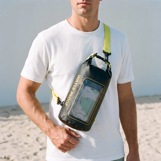 AquaPouch  - Crossbody Waterproof Phone Pouch Navigating During Water Sports