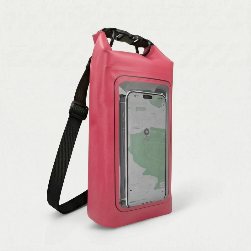 AquaPouch  - Crossbody Waterproof Phone Pouch Navigating During Water Sports
