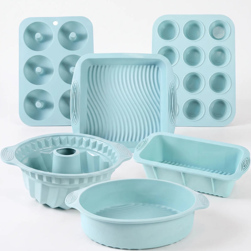 FlexiBake Set  - Flexible Bakeware Set Baking Cakes